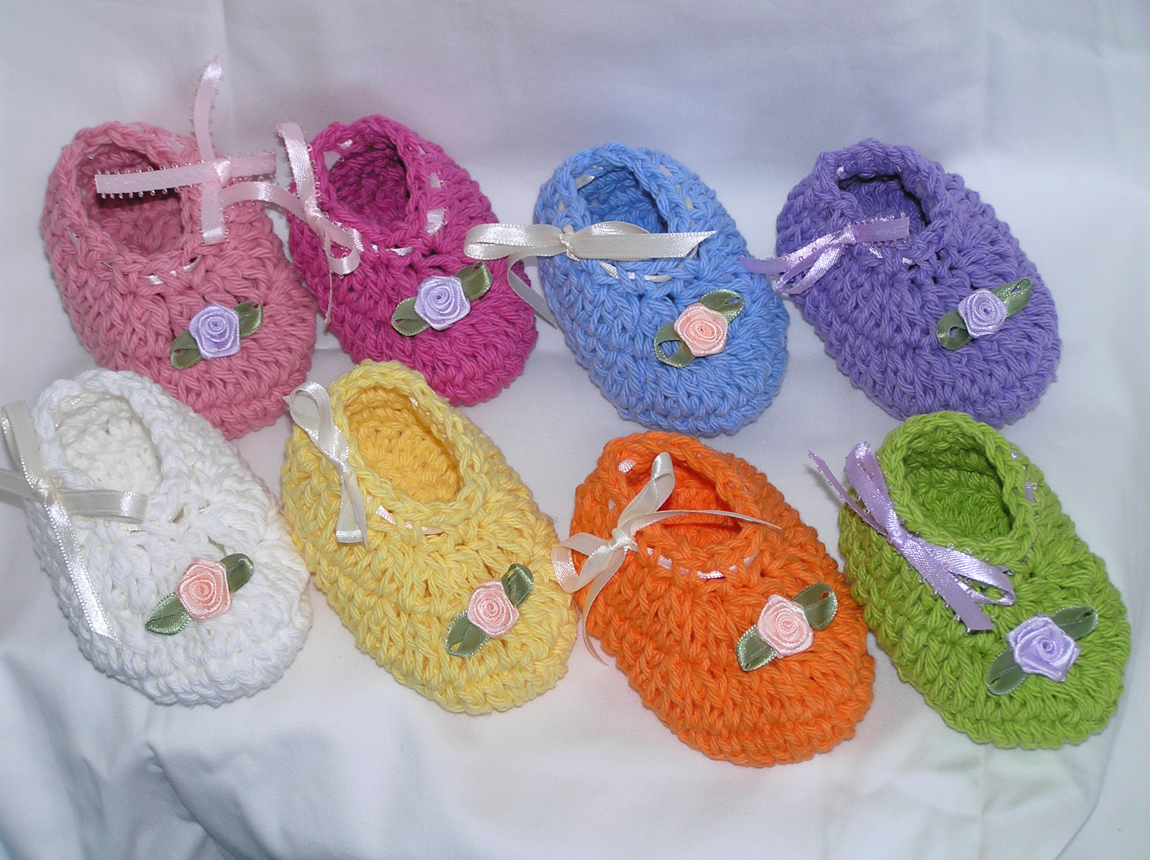Crochet Patterns Only: Easy Crocheted Newborn Baby Hat &amp; Booties